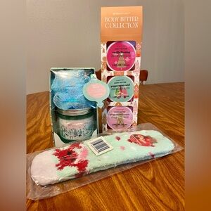 Body Butter Collection, Arete Athene Body Scrub, & Christmas Sock set